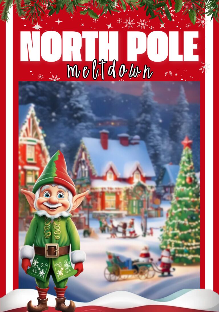 North Pole Meltdown is a Christmas-themed seasonal escape room at Escape Rooms Unlocked in Sarasota, FL off of Fruitville Road.