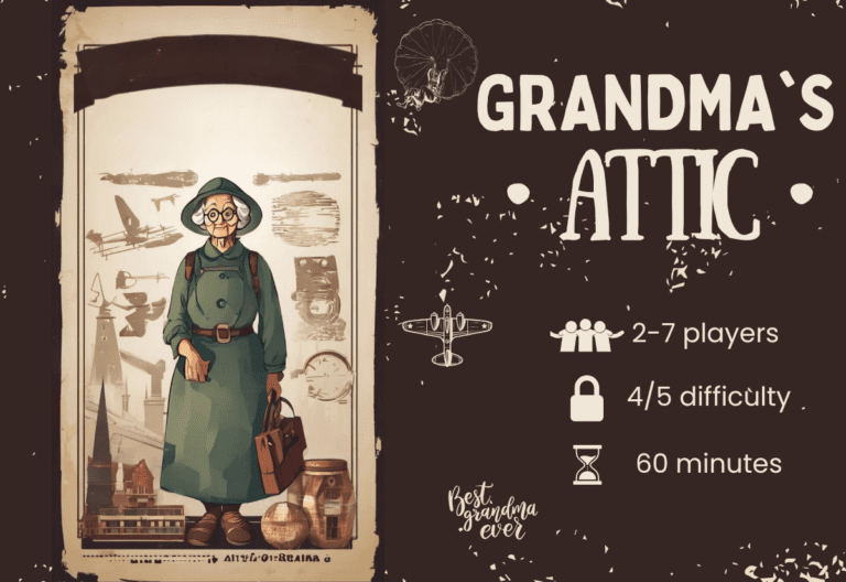 Grandma's Attic: 1920s escape room game from Escape Rooms Unlocked in North Port Florida