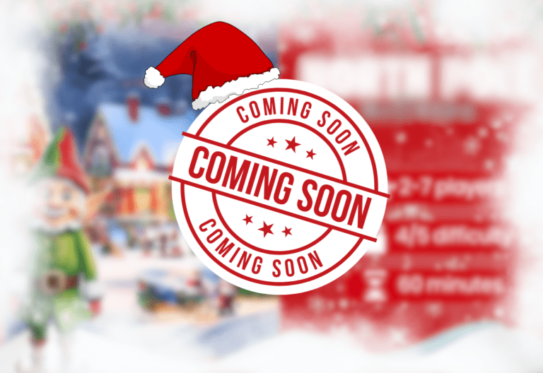 Christmas-Themed Family Friendly Escape Room Adventure coming soon to Escape Rooms Unlocked in Sarasota FL off of Fruitville Road.